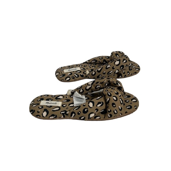 Madewell Crisscross Scuff Animal Print Slippers - Picture 7 of 11